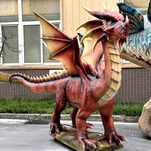 MCS-ANIMATRONIC YOUTH RED DRAGON - <span class=keywords><strong>Dinosaurio</strong></span> Artificial para Interiores y Exteriores - Product Image 1