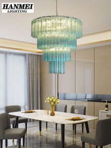 <span class=keywords><strong>Lustre</strong></span> de luxe en cristal style <span class=keywords><strong>MURANO</strong></span>, salon <span class=keywords><strong>vintage</strong></span> sud-asiatique, salle à manger en verre rétro, escalier de villa - Product Image 3