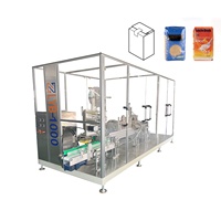 Machine automatique de pesage, remplissage et scellage sous vide de poudre de grains de farine de blé en forme de sac de brique