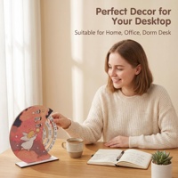 Nouveau design, vente en gros, calendrier perpétuel 3D, calendrier de bureau, calendrier en papier découpé au laser