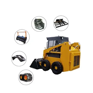 Hot Sale Mini Skid Steer Loader Cheap Stand-On Front Loader with Engine Pump and Gearbox for Landscaping Machine