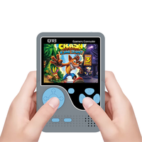 Console de jeu portable Q18 500-en-1, console de jeu rétro portable avec écran de 3,0 pouces et batterie de 1200 mAh, pour les combats à deux joueurs, se connecte à la télévision