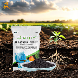 Fórmula de gránulos de fertilizante orgánico NPK con aminoácidos <span class=keywords><strong>y</strong></span> oligoelementos 10% para aplicación de base - Product Image 1