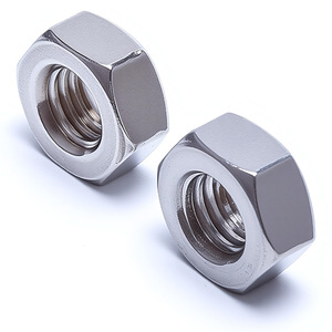Tuercas Hexagonales de Acero Inoxidable 201, M3 M4 M5 M6 M8 M12 M14 M16 M18 M20 M24 M30, Estándar Nacional, Acabado Pulido - Product Image 2