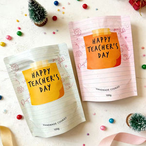 ถุงซิปซิปกันความชื้นเกรดอาหารพิมพ์ลายได้ชัดเจนถุงลูกอมคุกกี้กาแฟถั่วถุงแบบตั้ง - Product Image 2