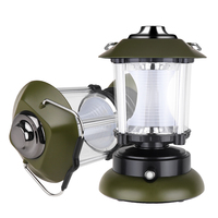 Lampe de Camping Portable de Type c, lanterne rétro étanche, Rechargeable, lumières d'extérieur, lampe de tente à LED, gradation continue, 1200mah, 1 an