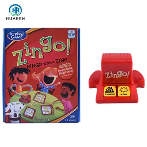 Fabbrica Zingo Bingo Award giocattoli per bambini Tiktok vendita calda gioco prescolare famiglia bambini Indoor Bingo giochi da tavolo personalizzati
