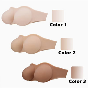 Prothèse mammaire <span class=keywords><strong>en</strong></span> silicone naturel sans mamelons, sans bretelles, ajustable avec fermeture dorsale pour le remodelage corporel transgenre homme-femme - Product Image 6