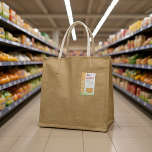 Borsa in tessuto multiuso Ilan 30x17x30 cm con manici per lo shopping e lo stoccaggio - Product Image 3