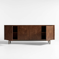 Vente directe d'usine ODM OEM Ensemble de meubles de salon de luxe faits à la main Console multimédia de rangement de haute qualité