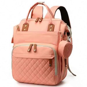 Échantillon Gratuit Nouveau Sac à Dos Grande Capacité pour Maman Sac de Voyage Portable pour Maman Sac à Couches Multi-compartiments Sac Mère et Bébé - Product Image 1