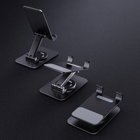 Support de tablette en alliage d'aluminium OEM avec base rotative à 360 angle réglable support de bureau de téléphone pliable pour tablette PC