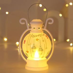 Wind Decoration Plastic Eid Moon Star Lamp <b>Battery</b> <b>Powered</b> Ramadan Led Portable Lantern Decor - Product Image 4