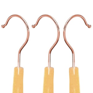 Wholesale YMT Silver Chrome Plated Ball End Round Metal <strong>Hooks</strong> for Hangers-Eco-Friendly Customizable Options and <strong>Rails</strong> - Product Image 3