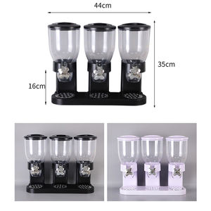 朝食用プラスチック製2L4L6Lシリアル保存容器 犬猫ペット用ナッツ グラノーラ スナック 米穀物フードディスペンサー - Product Image 4