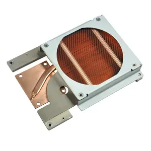 Copper Heatsink with Heatpipe to Cool Server