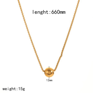 Fashion Jewelry <b>Set</b> Stainless Steel Ball Design For Women Party Wear Gold And Silver Tone Earrings Necklace <b>Bracelet</b> - Product Image 5