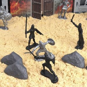 55 pièces <span class=keywords><strong>de</strong></span> jouets militaires en plastique à assembler, château, soldats romains, ensemble <span class=keywords><strong>de</strong></span> jeux <span class=keywords><strong>de</strong></span> <span class=keywords><strong>guerre</strong></span> pour enfants - Product Image 4