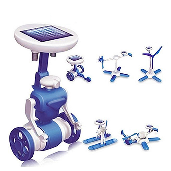 Educational 6 in 1 solor toys Robot DIY kit for for 4 years old