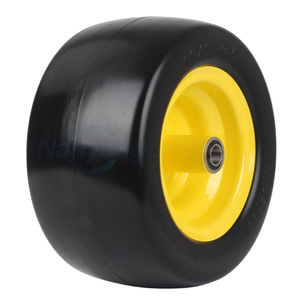 Pneu et roue anti-crevaison pour tondeuse autoportée 11x6.00-5, pneu de pelouse 11x6-5 avec roulement de 3/4 po - Product Image 4