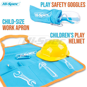 Hi-Spec 15 Piece Kids Tool Set Nylon Bag Blue DIY Toy For Ages 8 To 13 Years - Product Image 5