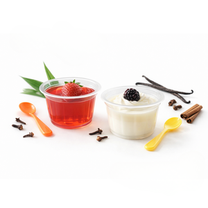 Vaso de polipropileno de grado alimenticio, tamaño pequeño, 60 ml, para condimentos, salsas y cremas, originario de Indonesia. - Product Image 4