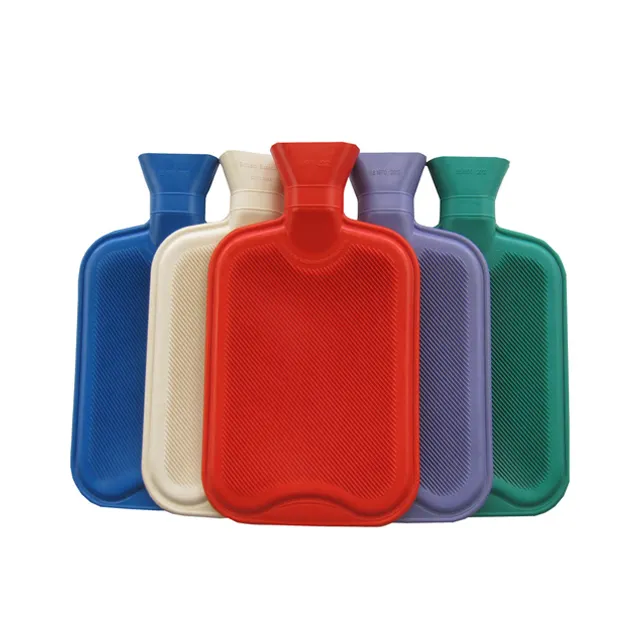 Cubierta de piel de botella de agua caliente clásica cómoda de punto de felpa de diseño personalizado con cubierta de calentador de manos