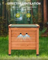 Abri pour animaux de compagnie en bois sur mesure, fabricant OEM, maison pour chat et lapin résistante aux intempéries pour l'extérieur, pour poulets, cochons d'Inde, vente en gros