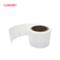 Laxcen |   Étiquettes RFID UHF personnalisées J59U pour bijoux, puce passive intelligente U8, étiquette de sécurité anti-effraction, autocollant 860-960 MHz