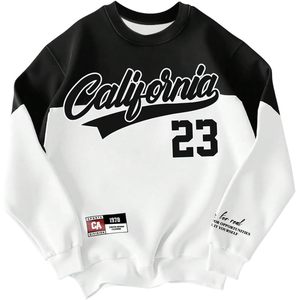 Sweat-shirt imprimé personnalisé pour homme, coupe classique, manches longues, col rond, pull en tricot, streetwear - Product Image 2