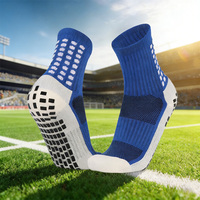 Chaussettes de football personnalisées antidérapantes avec points de grip, épaisses et rembourrées, pour hommes, pour les entraînements et les matchs