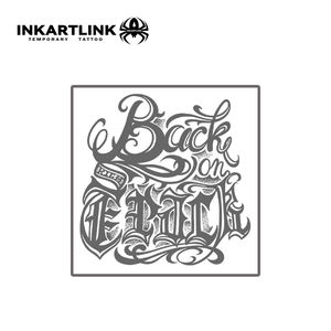 สติกเกอร์สักลาย INKARTLINK ลายตัว<span class=keywords><strong>อักษร</strong></span>โกธิคแบบสมุนไพร ติดทนนาน 15 วัน ลายศิลปะบนร่างกายแบบกึ่งถาวร สำหรับ<span class=keywords><strong>แขน</strong></span>และข้อศอก ขายส่ง - Product Image 3