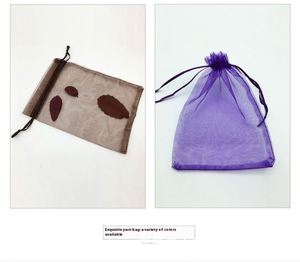 Customized Size Color Organza High-density Transparent Breathable <b>Wedding</b> Party <b>Gift</b> Packaging <b>Bag</b> Logo Printing Not Available - Product Image 3