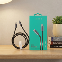 Vente en gros d'usine, chargeur USB 3.1 Type-C 240W, charge rapide 5A 10 Gbps, câble de données en nylon pour téléphone portable et appareils Android