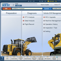 Software de Diagnóstico Hyundai HCE-DT Master [2019] Actualizado para Hyundai Robex - Excavadoras, Montacargas, Cargadoras de Ruedas