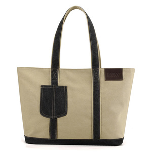 Women's Tote <b>Bag</b> Contrast <b>Patchwork</b> Canvas Pocket Fashion Underarm <b>Bag</b> Comfortable Shoulder Girl Vacation Shopping <b>Bag</b> - Product Image 1