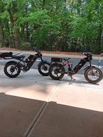 Bicicleta Eléctrica Todoterreno Eahora Juliet 48V 250W con Llantas Anchas, Largo Alcance, Batería de Litio, Sistema Digital Inteligente, Motor Dual para Adultos