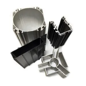Produttore di alluminio estrusione profilo telaio T Slot V Slot Custom profili in alluminio industriale nero estruso