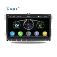 BQCC 2 DIN 9 Zoll Kabelloses Carplay Android Auto RDS Radio AUX USB TF-Karte für Anrufe Musik Rückfahrhilfe Auto-Multimedia Android Autoradio