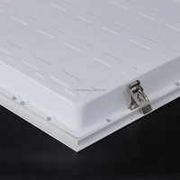 Panneau lumineux LED encastré carré personnalisé 2x2 2x4 60x60 DALI Blanc réglable à intensité variable avec clip à ressort