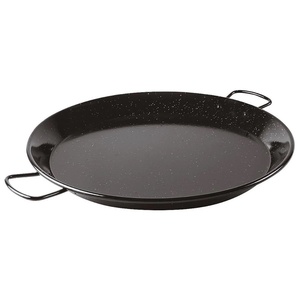 Olla de Hierro Esmaltada <span class=keywords><strong>para</strong></span> <span class=keywords><strong>Paella</strong></span> Española, Fondo Plano, Doble Asa, Base Única, <span class=keywords><strong>para</strong></span> Cocina Familiar o de Hotel - Product Image 4