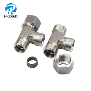 מחבר תלת-כיווני מרותך שטוח מפלדת אל-חלד 304, מחבר צינורות שמן בלחץ גבוה מרותך בקצה - Product Image 3