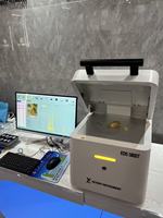 Spectromètre portable EDS5800t pour l'analyse des métaux, utilisé pour tester la qualité et la pureté des échantillons d'or et d'argent de bijouterie.