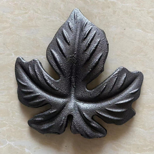 Wrought <strong>Iron</strong> Forged Cast <strong>Iron</strong> Flowers and Leaves Decorative Ornamental Metal <strong>Rosettes</strong> - Product Image 5