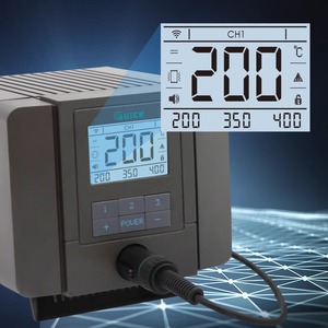 Station de soudage numérique Quick Ts8 150W à température constante avec écran et jeu de pointes - Product Image 4