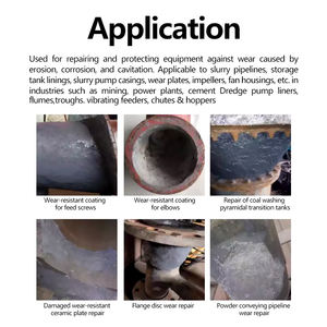 Composto <span class=keywords><strong>Epossidico</strong></span> Ceramico OEM a Particelle Grandi Resistente al Calore, Riempitivo <span class=keywords><strong>Epossidico</strong></span>, Composto Anti-Usura, Vernice Protettiva, Rivestimento Marino - Product Image 3