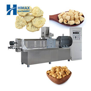 Ligne de soja humide HMMA extrudeuse analogique de viande à haute humidité CE + ISO Production à base de plantes Test de fibres gratuit - Product Image 1