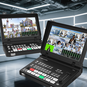 Tùy chỉnh 5 kênh SDI có thể gập lại 10.1 inch màn hình movmagic mf10s <span class=keywords><strong>video</strong></span> Switcher với 8 lớp khả năng cho live <span class=keywords><strong>streaming</strong></span> - Product Image 1