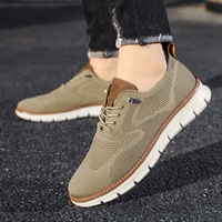 Chaussures décontractées pour hommes d'hiver, dessus en mesh, semelle intérieure en PVC, design respirant et léger, semelles antidérapantes, chaussures de sport, tendance mode
