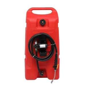 14ガロンポータブル燃料移送ガスキャディタンク12V電動ポンプコンテナローリングホイール - Product Image 3